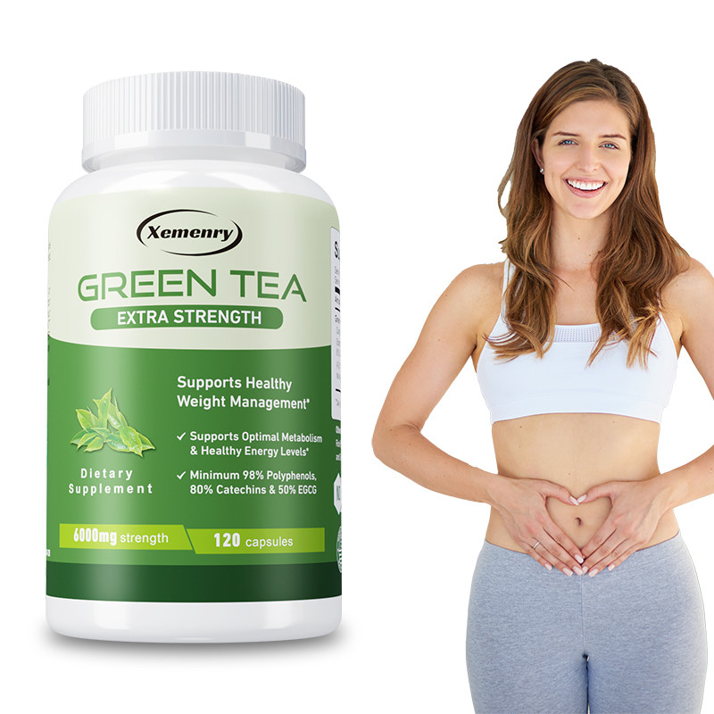 Green Tea Extract Fat - แคปซูลชาเขียว - เพิ่มการเผาผลาญ, เผาผลาญไขมันหน้าท้อง, ระงับความอยากอาหาร, การจัดการน้ําหนัก,