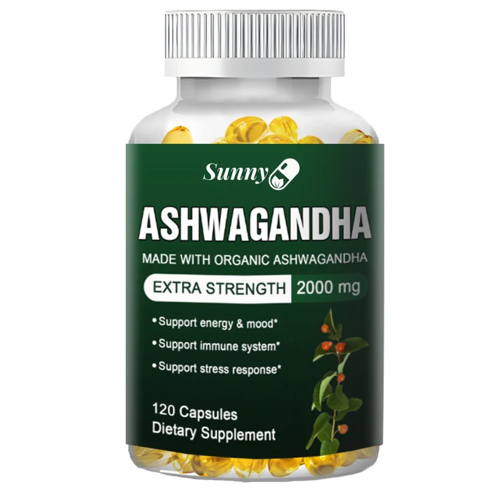 Ashwagandha Extract Root - แคปซูลสารสกัดจากอัชวาคันธา ต้านอนุมูลอิสระ ลดไขมันในเลือด ลดความเครียด ปรับปรุงการนอนหลับ เสริมสร้างภูมิคุ้มกัน
