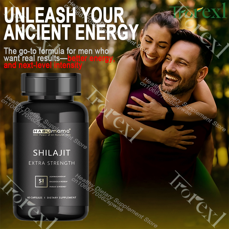 Ashwagandha Extract Root - ผลิตภัณฑ์เสริมอาหารสำหรับผู้ชาย ช่วยเพิ่มสมรรถภาพทางเพศด้วยชิลลาจิตธรรมชาติระดับพรีเมียม - บำรุงความแข็งแกร่งและความทนทาน