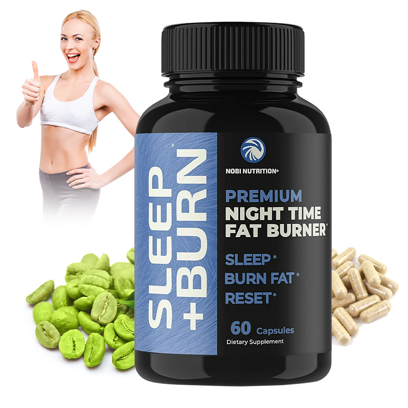 Green Tea Extract Fat - ถั่วขาว, สารสกัดจากใบชาเขียว, อาหารเสริมเผาผลาญไขมันตอนกลางคืน, เพิ่มการเผาผลาญ, ช่วยให้นอนหลับได้ดีขึ้น, 60