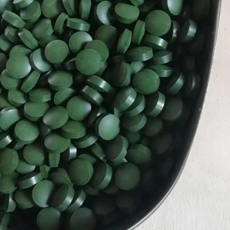 Spirulina Tablet Organic - เม็ดสาหร่ายสไปรูลิน่าบริสุทธิ์สูง 100/500/1000 ชิ้น สาหร่ายเกลียว อาหารเสริมสำหรับสัตว์เลี้ยง อาหารปลา