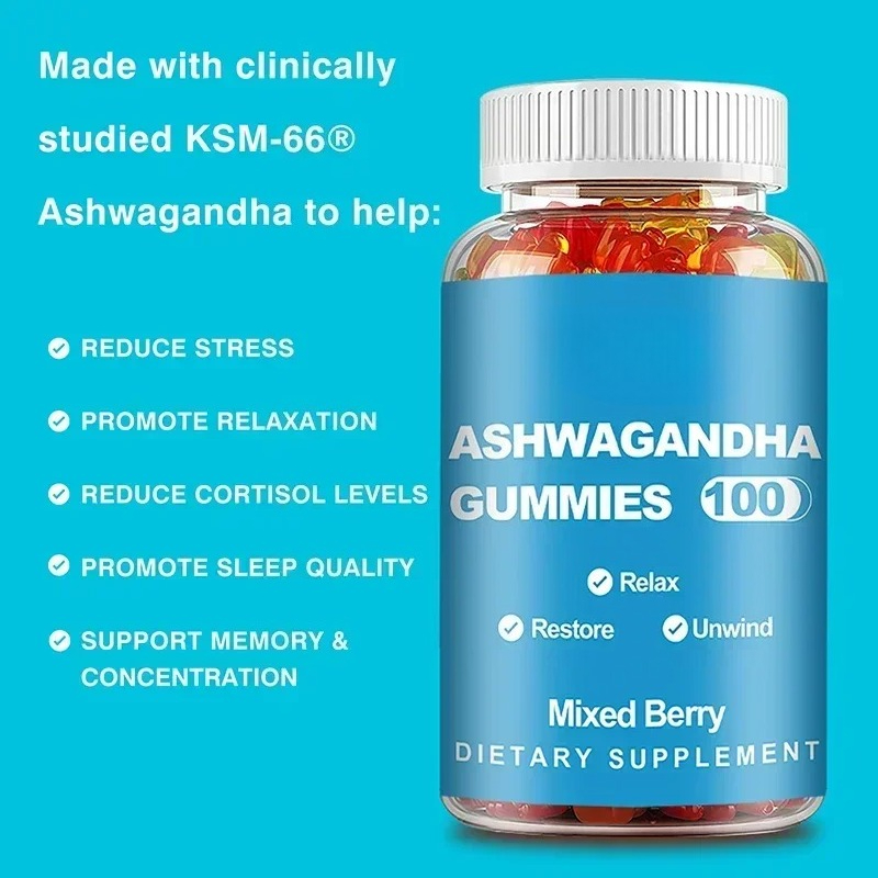 อัชวากันธา กัมมี่ - บรรเทาความ - Ashwagandha Extract Root บทวิจารณ์และราคา
