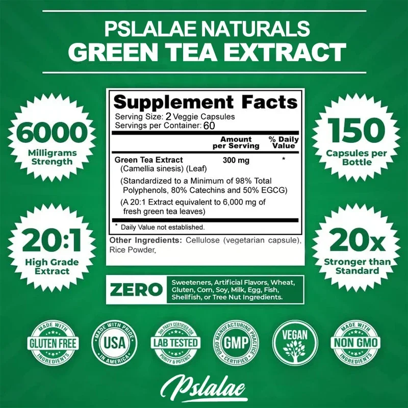 แคปซูลสารสกัดจากชาเขียว - ช่วย - Green Tea Extract Fat บทวิจารณ์และราคา