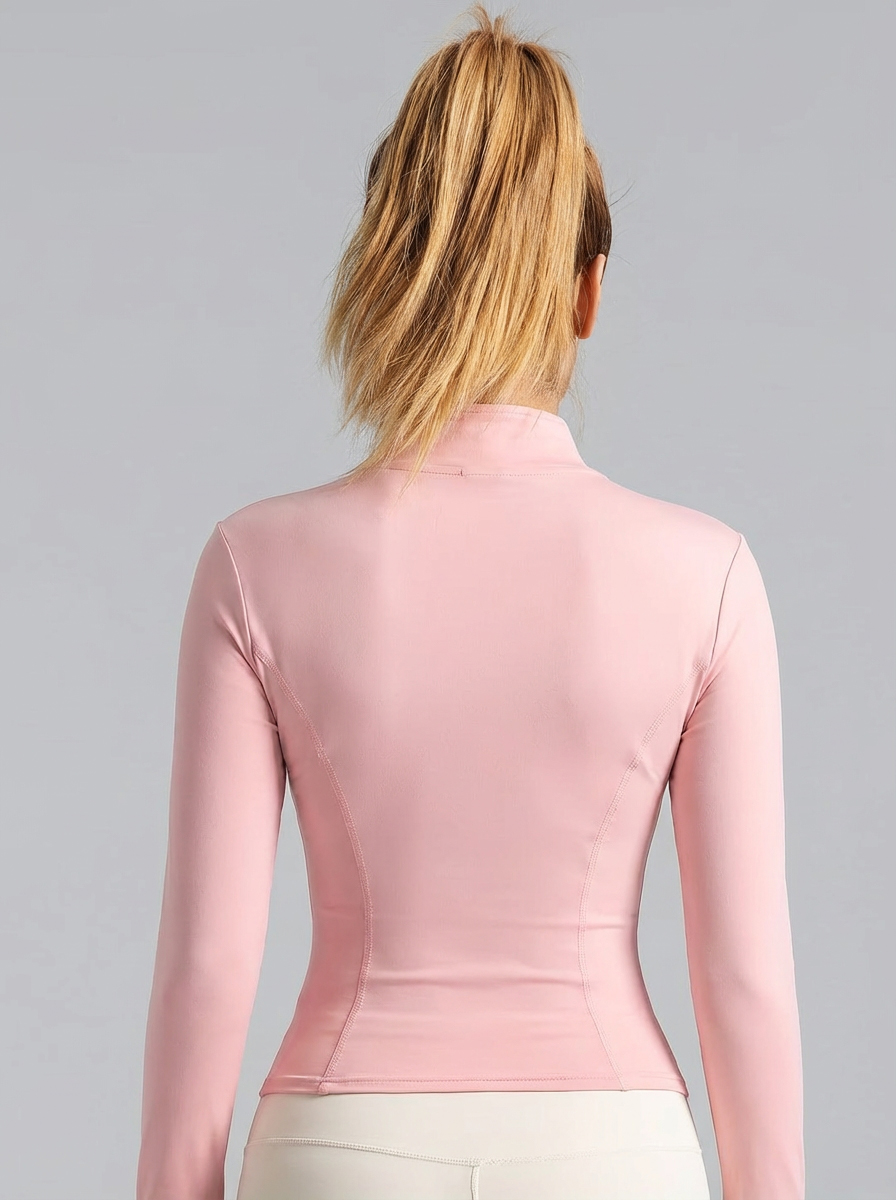 เสื้อโยคะสีชมพูอ่อนสำหรับผู้หญ - Fitness & Nutrition Lab บทวิจารณ์และราคา
