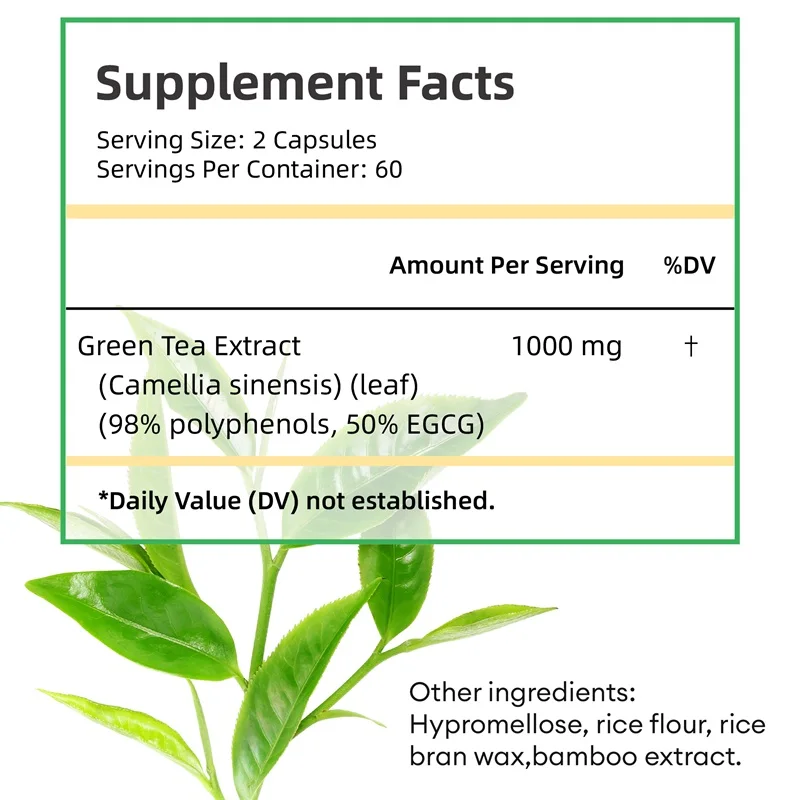 สารสกัดจากชาเขียว - มีโพลีฟีนอ - Green Tea Extract Fat บทวิจารณ์และราคา