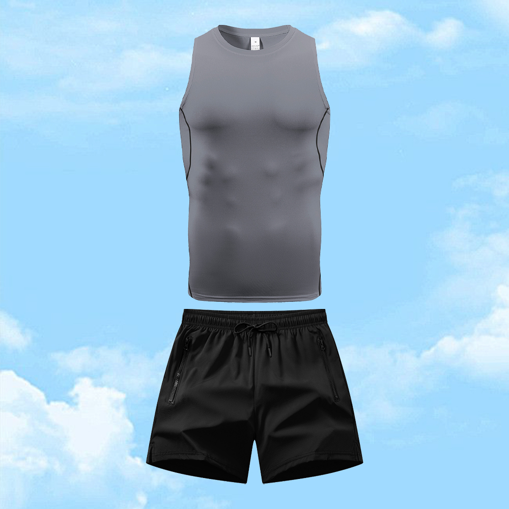 ชุดกีฬาลำลองสำหรับผู้ชาย เสื้อ - Fitness & Nutrition Lab บทวิจารณ์และราคา