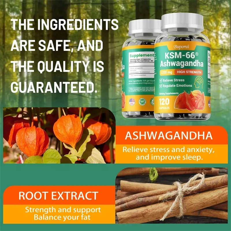 KSM-66 Ashwagandha 1200 Mg แคป - Ashwagandha Extract Root บทวิจารณ์และราคา