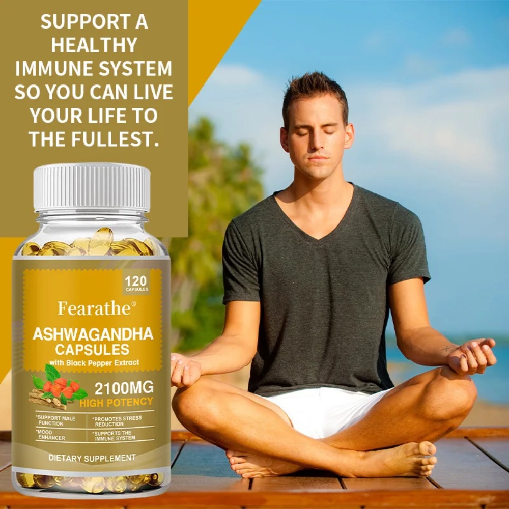 แคปซูลอัชวาคันธา 2100 มก. พร้อ - Ashwagandha Extract Root บทวิจารณ์และราคา
