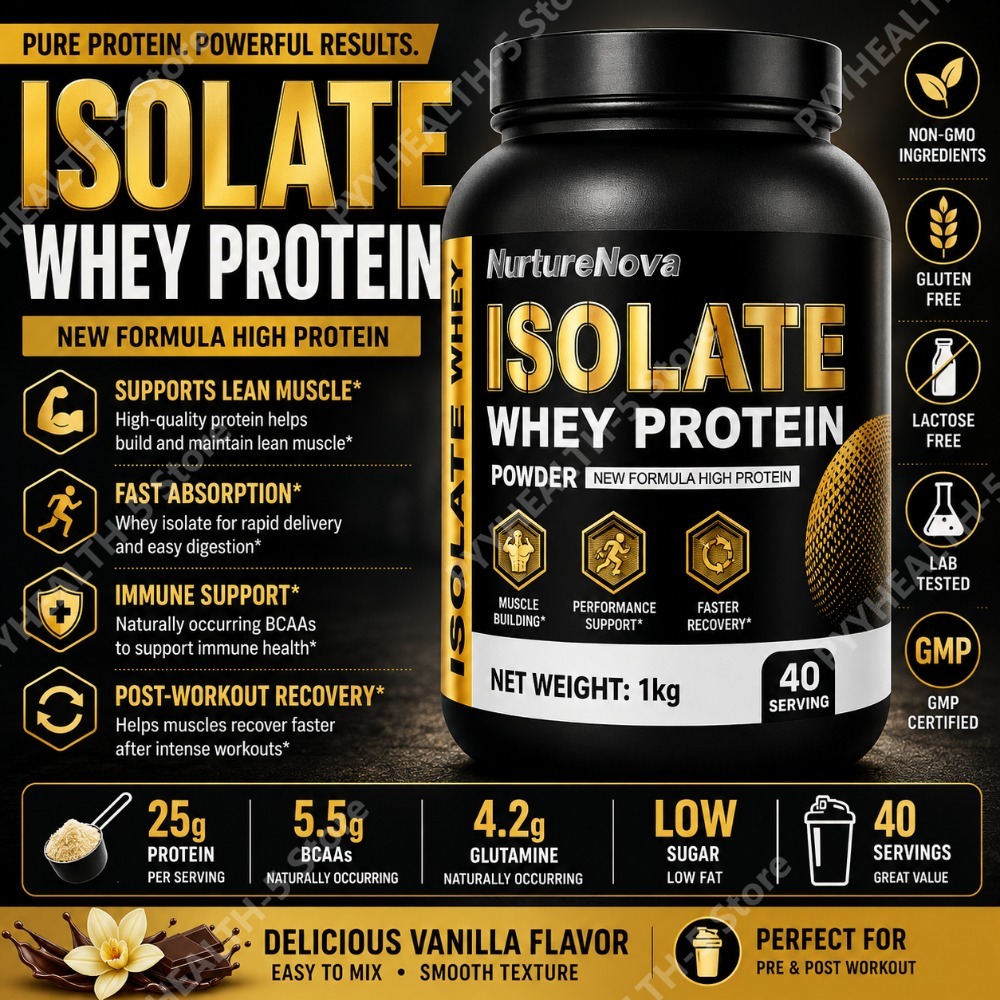 ไอโซเลท เวย์ โปรตีน พาวเดอร์ 1 - Nutrition For Fitness And Sports บทวิจารณ์และราคา